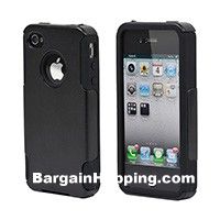 Dual Guard PC+Silicone Case for iPhone® 4/ 4S - Black